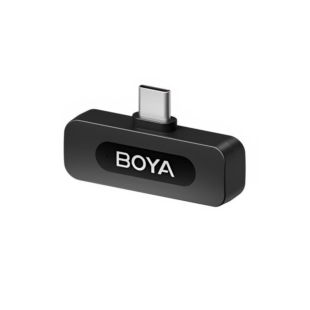 Беспроводной микрофон boya ultracompact 2.4ghz двухканальный (by-v20 v2), разъем type-c, черный Thumbnail 2
